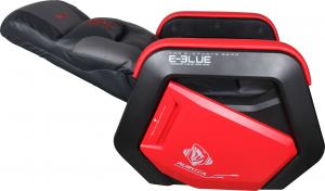 Fotel E-Blue Auroza czerwony + zestaw gamingowy Polygon (EEC333) 4