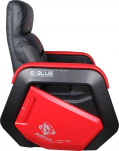 Fotel E-Blue Auroza czerwony + zestaw gamingowy Polygon (EEC333) 7