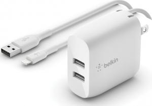 Ładowarka Belkin WCD001VF1MWH 2x USB-A 3 A (WCD001vf1MWH) 1