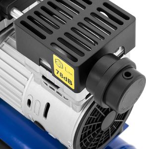 Sprężarka MSW Kompresor sprężarka powietrza bezolejowa mobilna z ciśnieniomierzem 6-8 bar 24 l/6.3 GAL 750 W Kompresor sprężarka powietrza bezolejowa mobilna z ciśnieniomierzem 6-8 bar 24 l/6,3 GAL 750 W 4