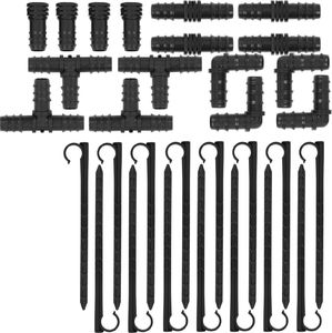 Hillvert Wąż linia kroplująca do nawadniania podlewania roślin ZESTAW + szpilki 15 m 3