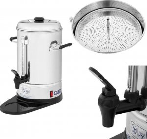Royal Catering Perkolator zaparzacz do kawy herbaty stalowy nierdzewny 1150W 6L Perkolator zaparzacz do kawy herbaty stalowy nierdzewny 1150W 6L 1