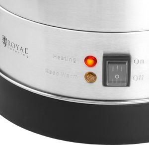 Royal Catering Warnik podgrzewacz do wody grzańca podwójne ścianki stalowy 20.5L 2500 W Warnik podgrzewacz do wody grzańca podwójne ścianki stalowy 20.5L 2500 W 3