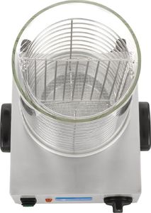Royal Catering Podgrzewacz do parówek Hot Dog 800W Podgrzewacz do parówek do hot dogów szklany 3