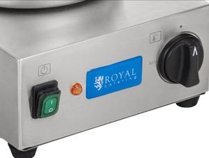 Royal Catering Podgrzewacz do parówek Hot Dog 800W Podgrzewacz do parówek do hot dogów szklany 5