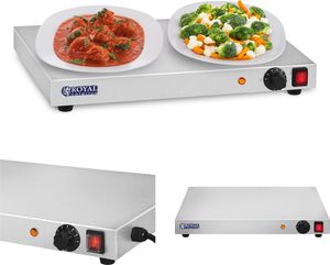 Royal Catering Elektryczna płyta taca grzewcza podgrzewacz stołowy 250W Royal Catering Elektryczna płyta taca grzewcza podgrzewacz stołowy 250W Royal Catering 1