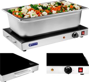 Royal Catering Płyta taca grzewcza stołowa gastronomiczna GN 1/1 Royal Catering Płyta taca grzewcza stołowa gastronomiczna GN 1/1 Royal Catering 1