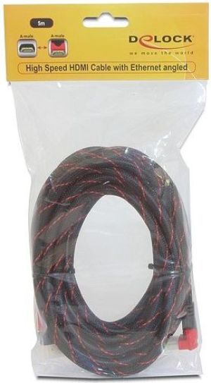 Kabel Delock HDMI - HDMI 5m czerwony (82688) 2