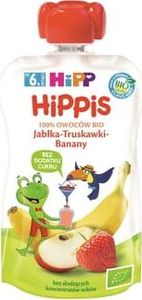 HiPP Hipp hippis deser mus jabłka truskawki banany 100g 1