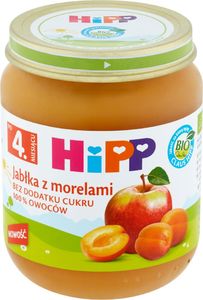 HiPP Hipp deserek jabłka z morelami bio 4m+ 125g 1
