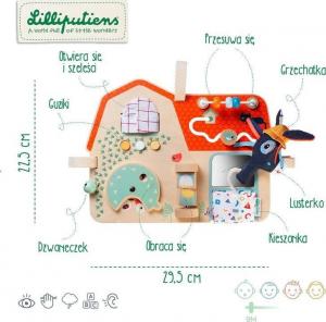 Lilliputiens Drewniana Tablica Manipulacyjna Farma 9 m+ 2