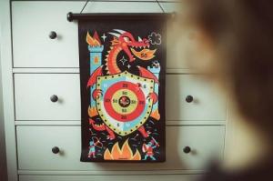 Janod Magnetyczna gra w rzutki Smoki, Janod 9