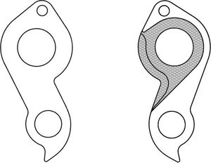 Union Hak przerzutkowy Union GH-291 do ram rowerowych - Focus 3