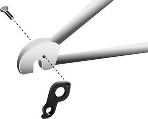 Union Hak przerzutkowy Union GH-291 do ram rowerowych - Focus 4