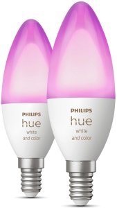 Philips PHILIPS Hue White and Color Ambience, 2x žárovka svíčková 6,5W E14 B39 DIM 1