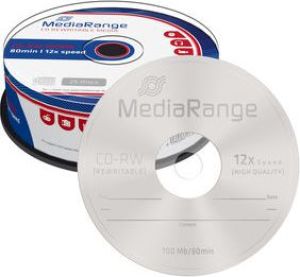 MediaRange CD-RW 700 MB 12x 25 sztuk (MR235-25) 1