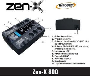 UPS Infosec Zen-X 800 (66071) 5