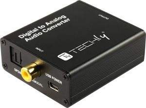 Techly Techly Przetwornik DAC Toslink Coaxial do Analog RCA L/R i 3.5mm 2