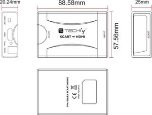 Adapter AV Techly Scart - HDMI czarny (IDATA SCART-HDMI3) 6