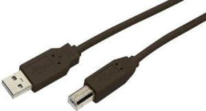 Kabel USB MediaRange USB-A - USB-B 3 m Czarny (MRCS103) 1
