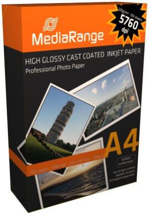 MediaRange Papier fotograficzny do drukarki A4 (MRINK103) 1