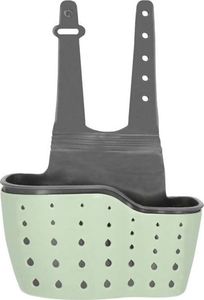 Springos Pojemnik kuchenny 15x8.5cm organizer na gąbki do zlewu zielono-szary uniwersalny 8