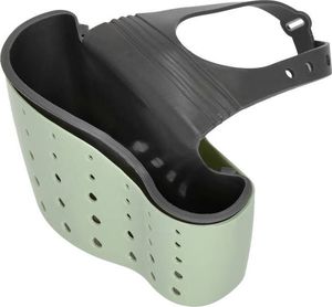 Springos Pojemnik kuchenny 15x8.5cm organizer na gąbki do zlewu zielono-szary uniwersalny 10