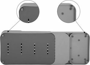 Springos Pojemnik do szuflady na noże 9 przegródek szary 6