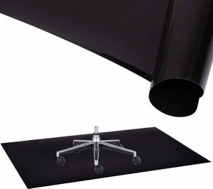 Springos Mata pod krzesło, fotel biurowy 120x90x0,05cm podkładka na biurko czarna UNIWERSALNY 14