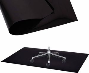 Springos Mata pod krzesło, fotel biurowy 120x90x0,05cm podkładka na biurko czarna UNIWERSALNY 7