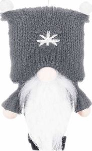 Springos Ozdoba choinkowa Skrzat szary 8 cm 4