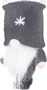 Springos Ozdoba choinkowa Skrzat szary 8 cm 5