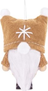 Springos Ozdoba choinkowa Krasnal brązowy  8 cm 2