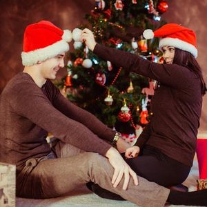 Dekoracja świąteczna Springos czapka mikołaja 7