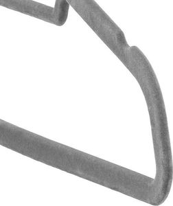 Springos Wieszaki welurowe na ubrania 3 szt. zestaw premium szary UNIWERSALNY 6