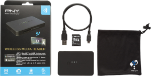 Czytnik PNY WIRELESS MEDIA READER FOR (P-R2000-1AMKK01-RB) 3