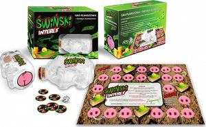 BGtech Gra planszowa Świński Interes + świnka skarbonka 2