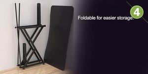 Biurko Techly ICA-TB ESG01 Czarne 110 cmx60 cm 8