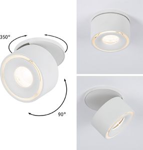 Paulmann Oprawa wpuszczana LED Spircle biała mat 8,0W 3000K 36 st. 2