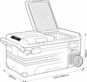 Lodówka turystyczna Yeticool TX95 DualZone 95 L 12