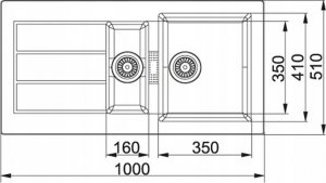Zlewozmywak Franke S2D 651-100 143.0618.681 Kamienny Szar 4