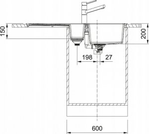 Zlewozmywak Franke S2D 651-100 143.0618.681 Kamienny Szar 6