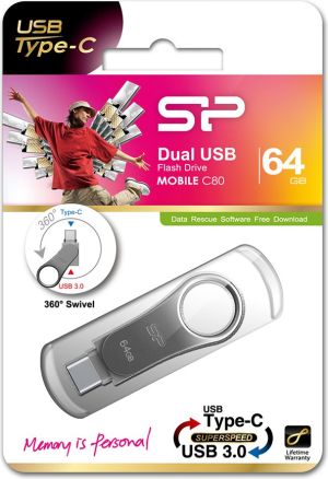 Pendrive Silicon Power Mobile C80, 64 GB  (SP064GBUC3C80V1S) 4