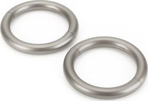 Umbra plieniniai magnetiniai užuolaidų žiedai, 12 cm, 2 vnt 1