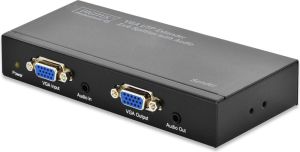 System przekazu sygnału AV Digitus Adapter AV Assmann 4-RJ45 VGA-VGA + Audio UTP EXTENDER (DS-53440) 1