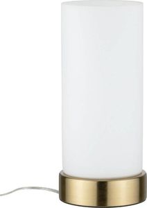Lampa stołowa Paulmann Lampa stołowa Pinja max. 1x20W E14 Biały / mosiądz 230V Metal / Szkło 1