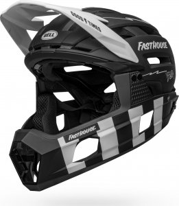 Bell Kask full face BELL SUPER AIR R MIPS SPHERICAL matte black white fasthouse roz. M (55-59 cm) (NEW) 3