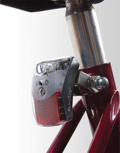 SPANNINGA Lampka tylna na błotnik PIXEO XB protektor chrom 4