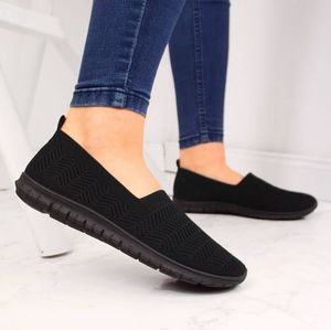 Filippo Tenisówki damskie ażurowe slip on czarne Filippo 41 2