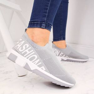 Filippo Buty sportowe damskie skarpetkowe slip on szare Filippo 38 3